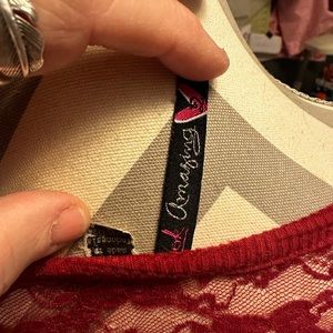 Amazing brand burgundy Womans top